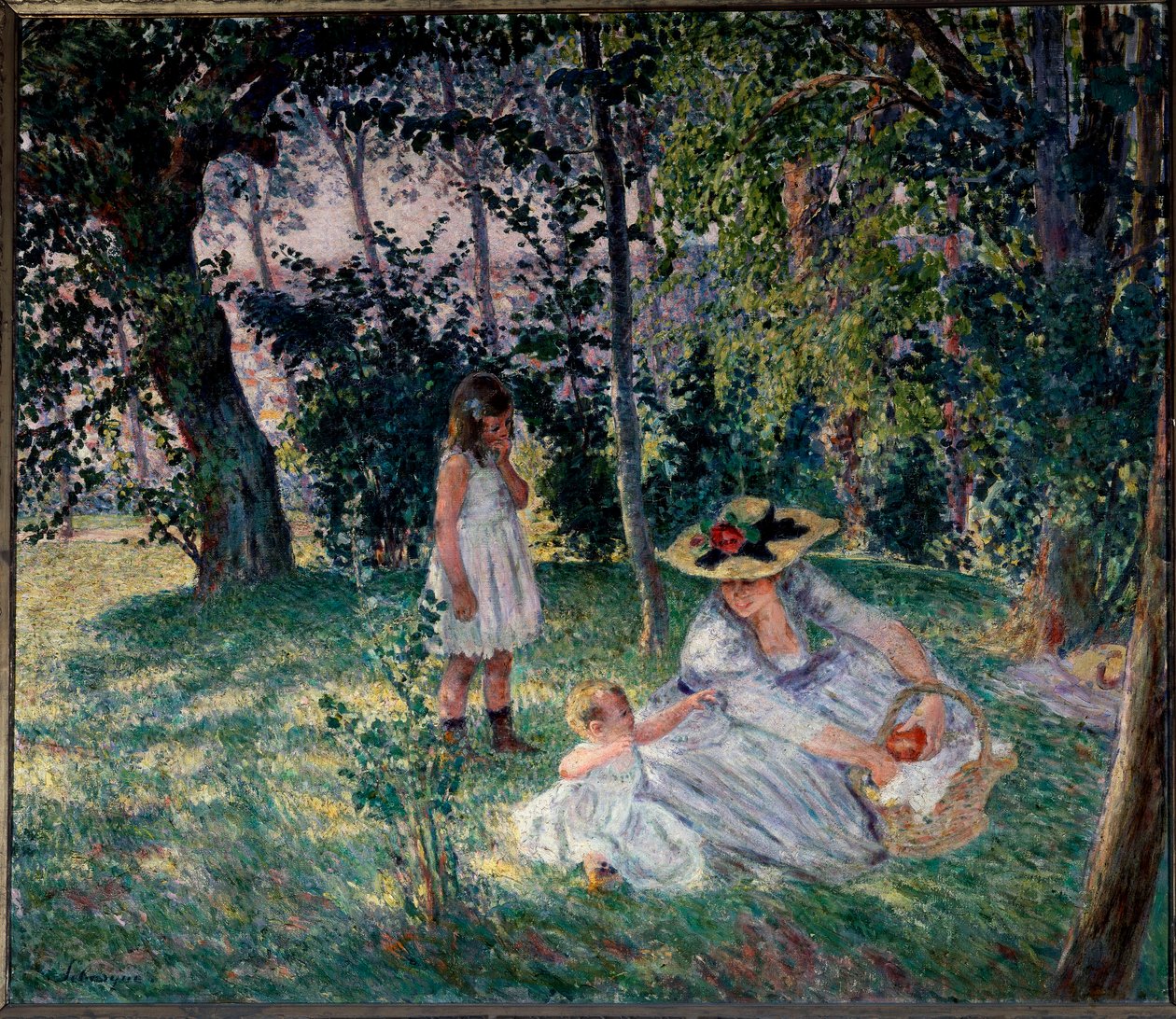 a fű íze Henri Lebasque festménye (1865-1937) 20. századi Angers, Szépművészeti Múzeum alkotó: Henri Lebasque