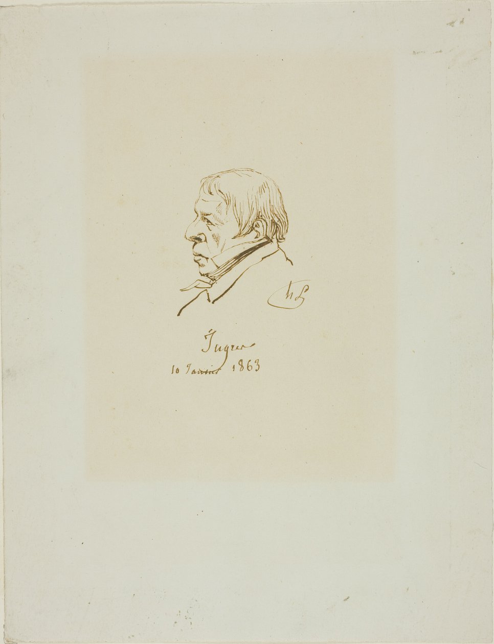 Jean Auguste Dominique Ingres alkotó: Henri Lehmann