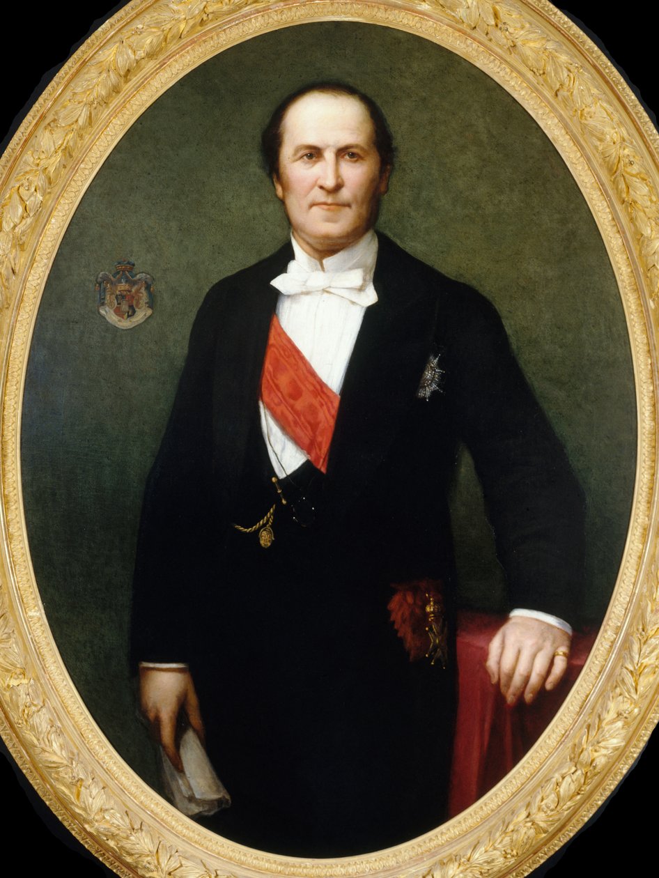 Georges-Eugène báró Haussmann portréja 1809-1891, 1860 körül. alkotó: Henri Lehmann