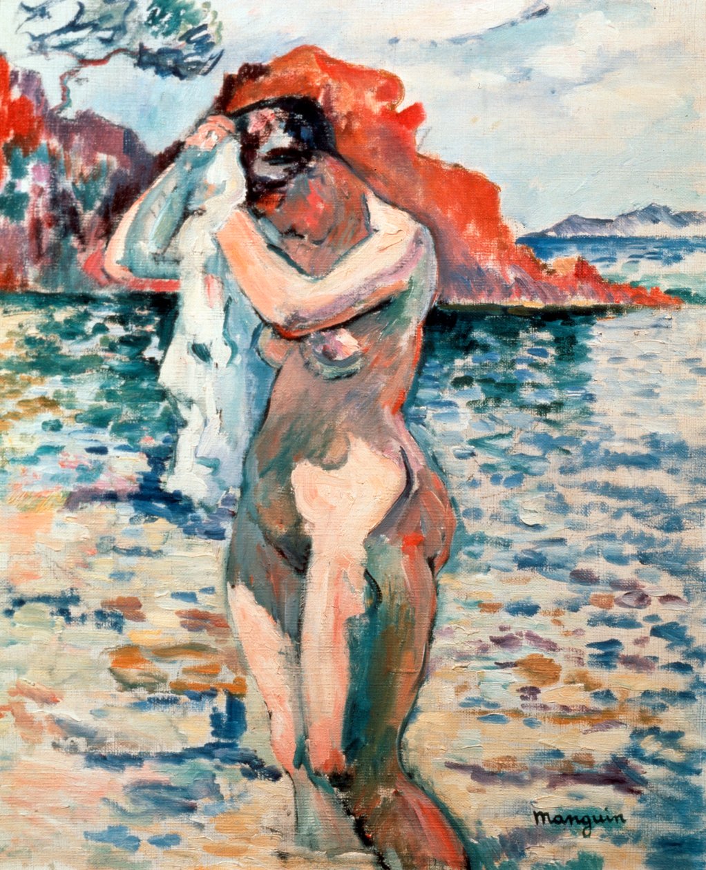 Egy fürdőző, 1906. alkotó: Henri Manguin