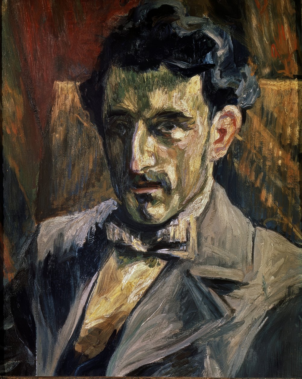 Maurice Ravel portréja alkotó: Henri Manguin