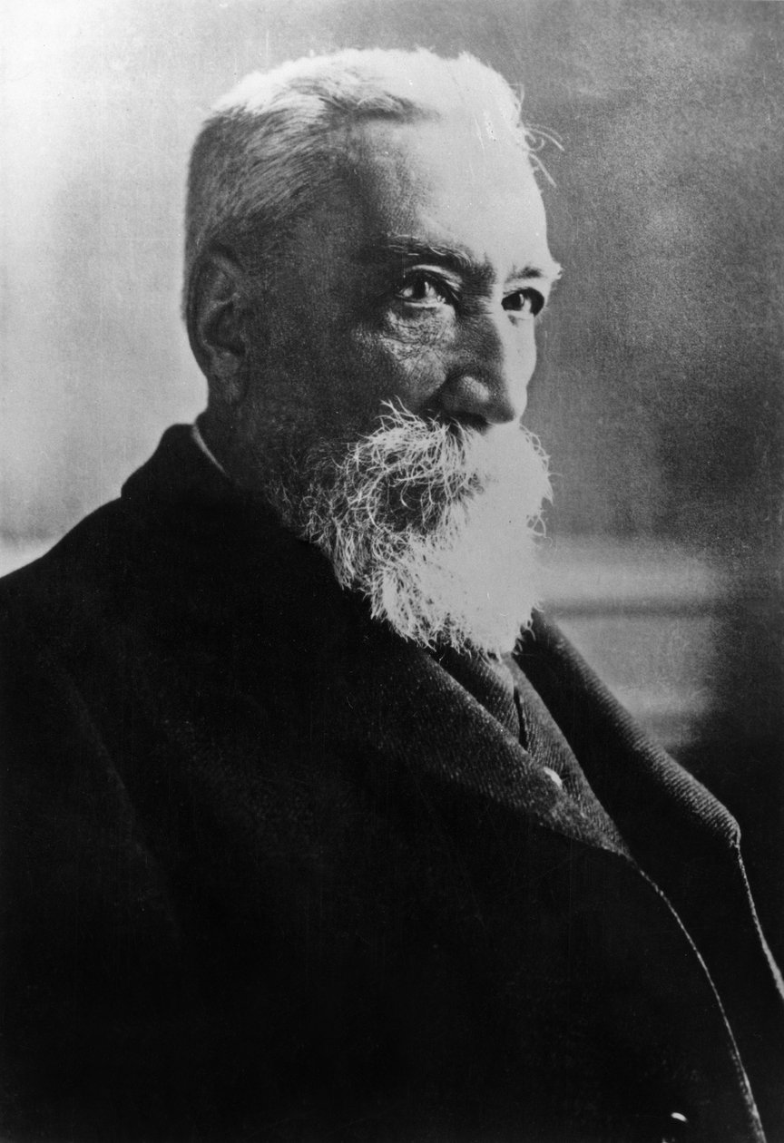 Anatole France (1844-1924) francia író, Henri Manuel fotója alkotó: Henri Manuel