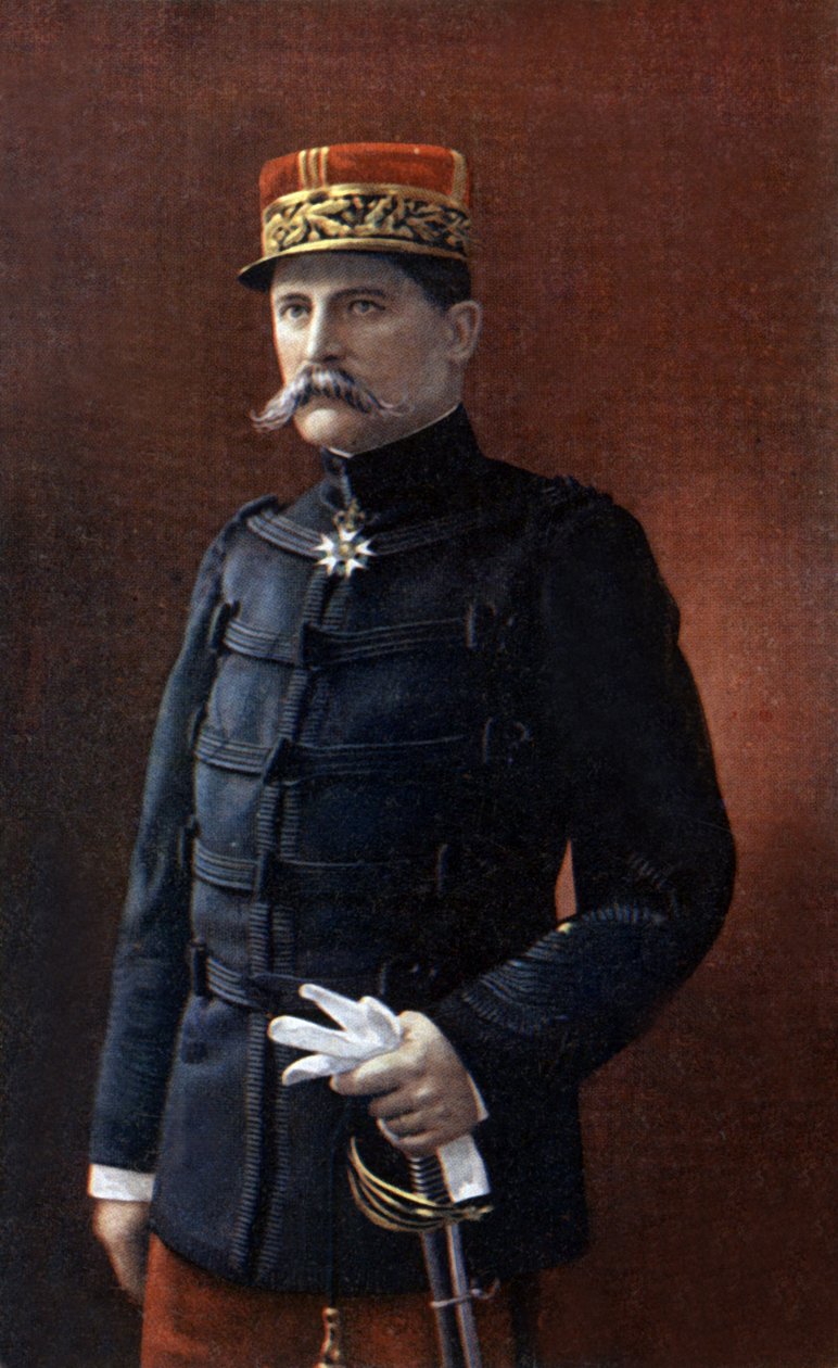 Auguste Hirschauer tábornok, az első világháború alatti tábornok, fényképe: Henri Manuel alkotó: Henri Manuel