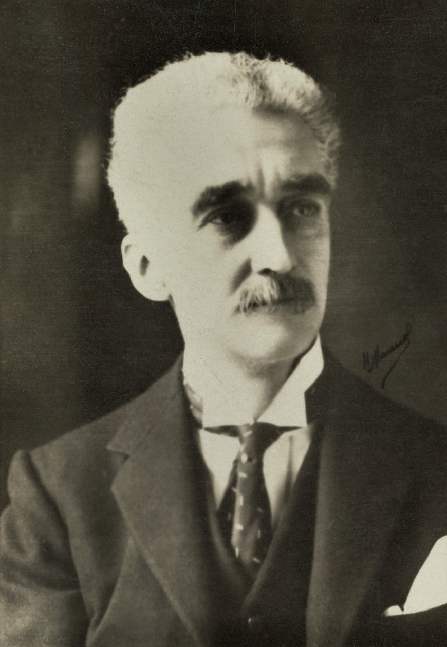 A belga Paul Hymans portréja (fénykép) alkotó: Henri Manuel