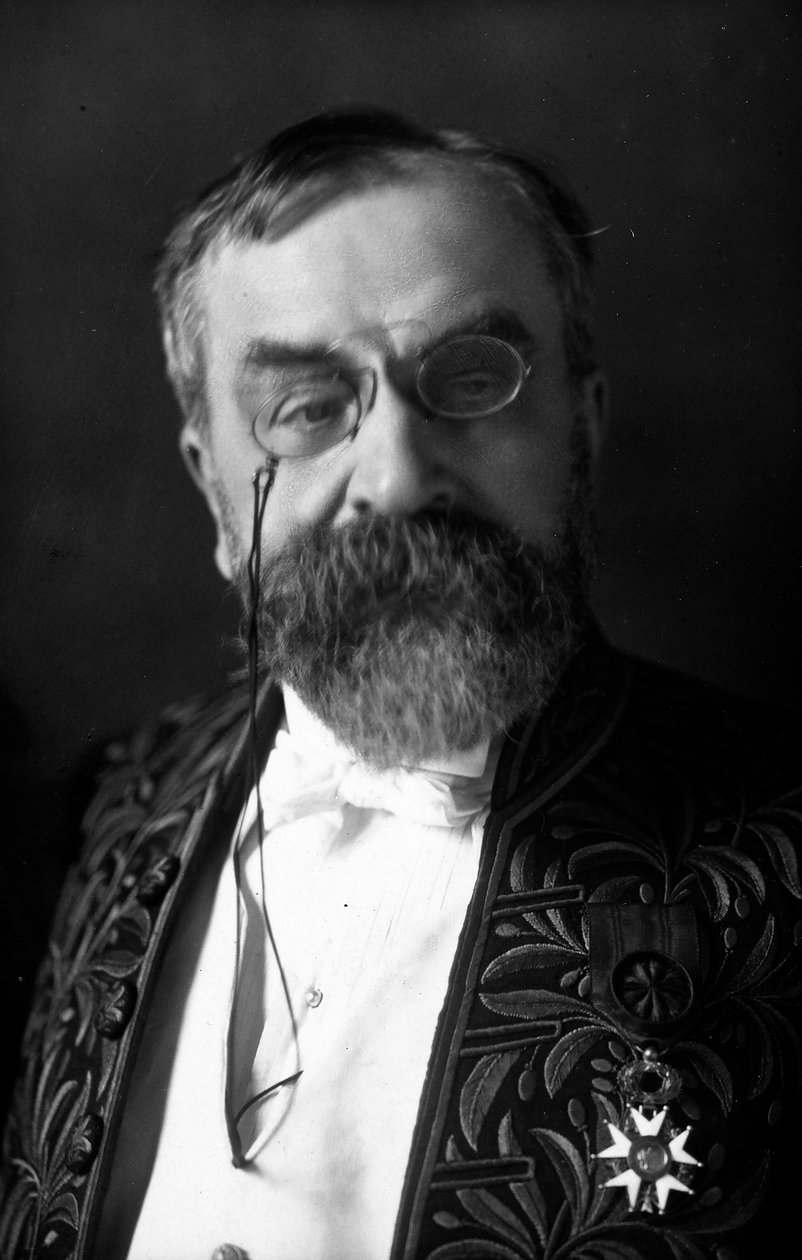 Camille Jullian, az Academie Française igazgatójának portréja. alkotó: Henri Manuel