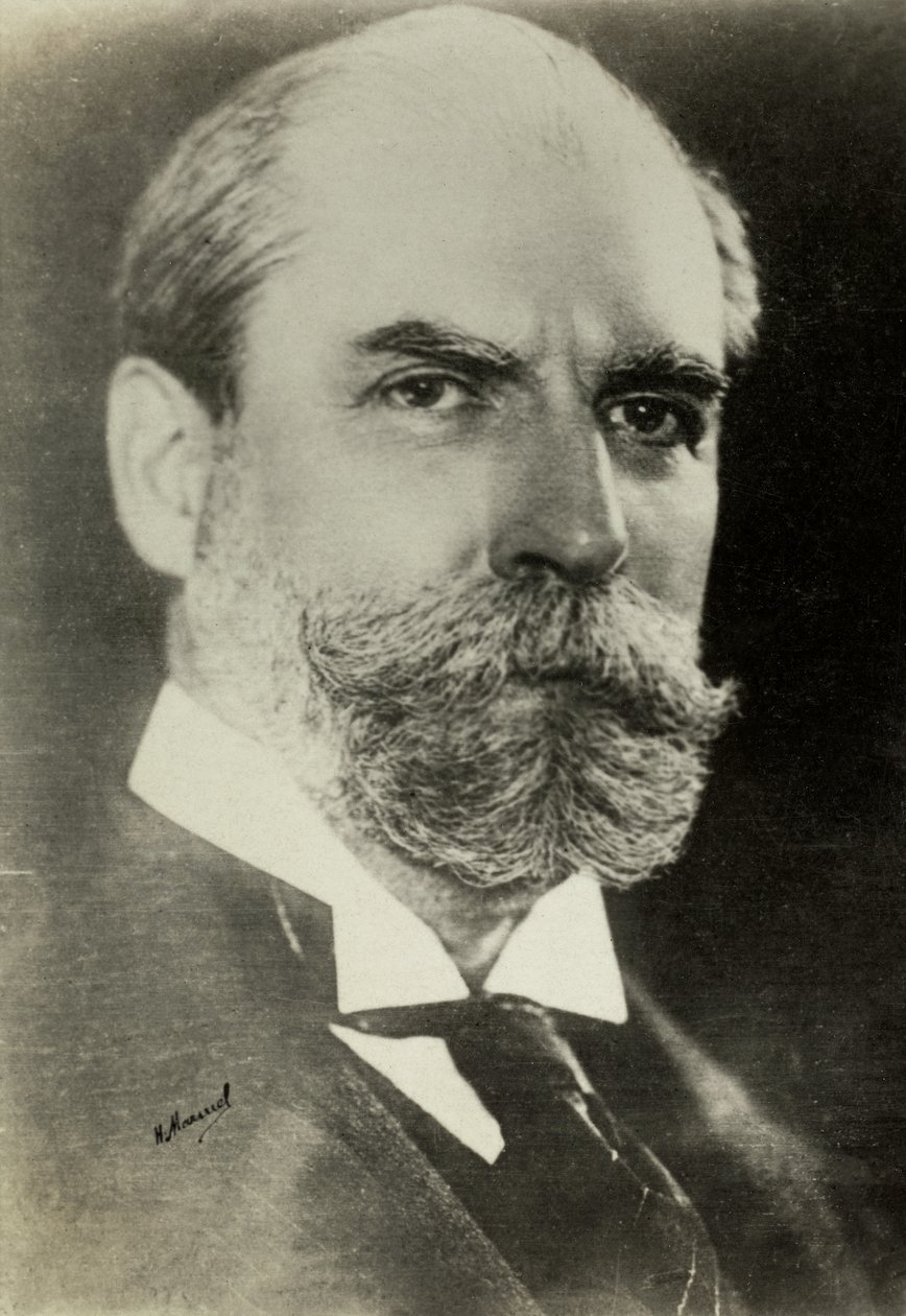 Charles Hughes portréja (fénykép) alkotó: Henri Manuel
