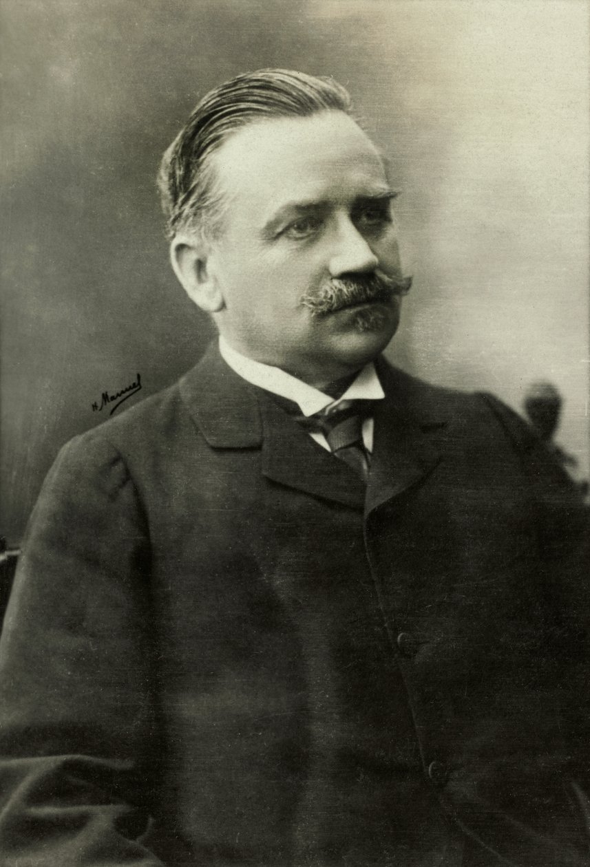 Edmond Perrier portréja (fénykép) alkotó: Henri Manuel