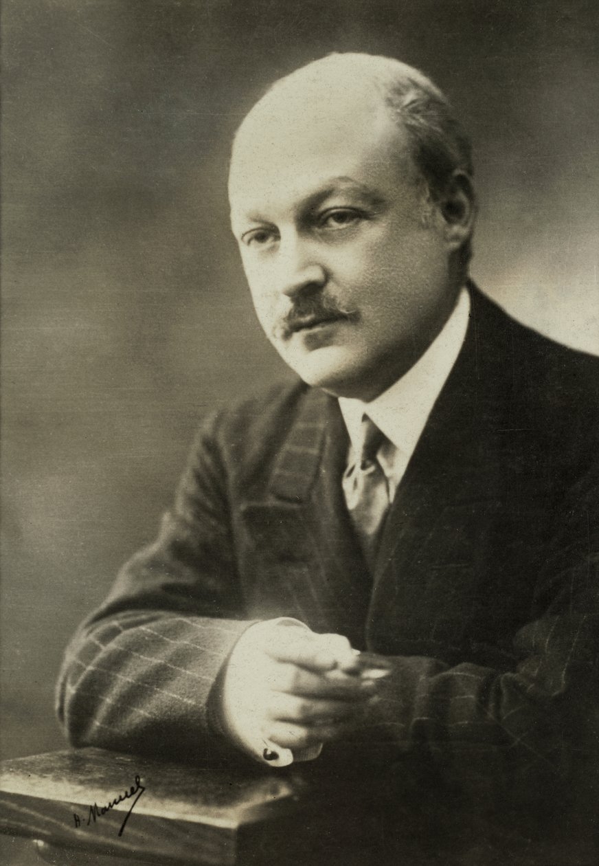 Fernand Vanderem portréja (fénykép) alkotó: Henri Manuel