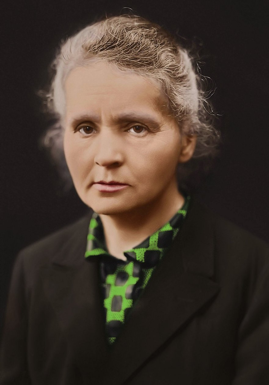 Marie Curie portréja 1920 körül (fotó) alkotó: Henri Manuel