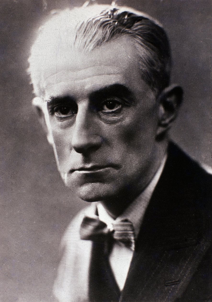 Maurice Ravel portréja (fekete-fehér fotó) alkotó: Henri Manuel