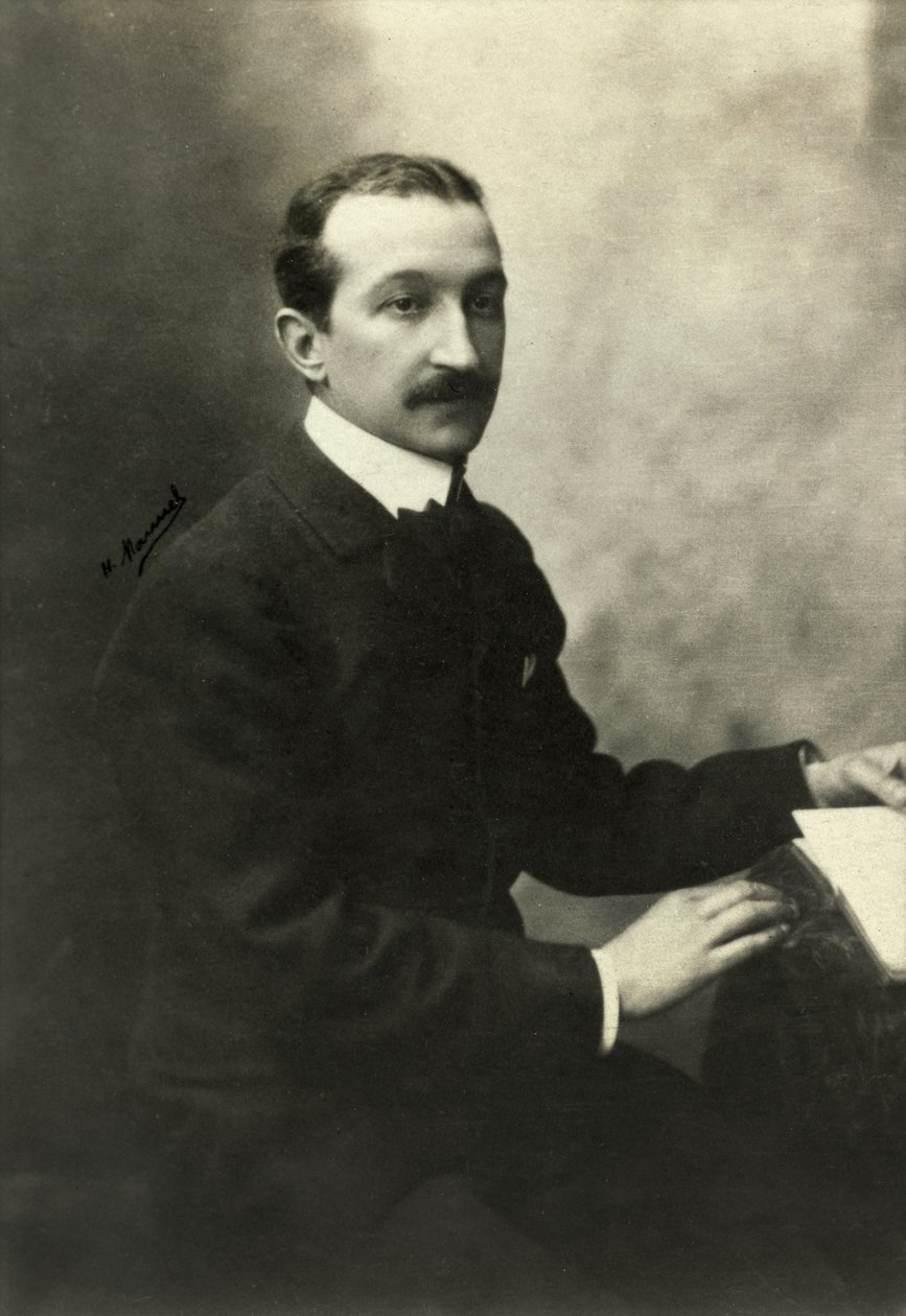 Michel Corday portréja (fotó) alkotó: Henri Manuel