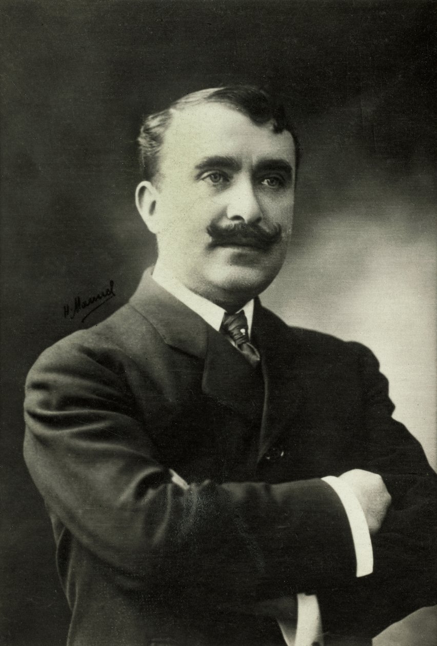 Miguel Zamacois portréja (fénykép) alkotó: Henri Manuel