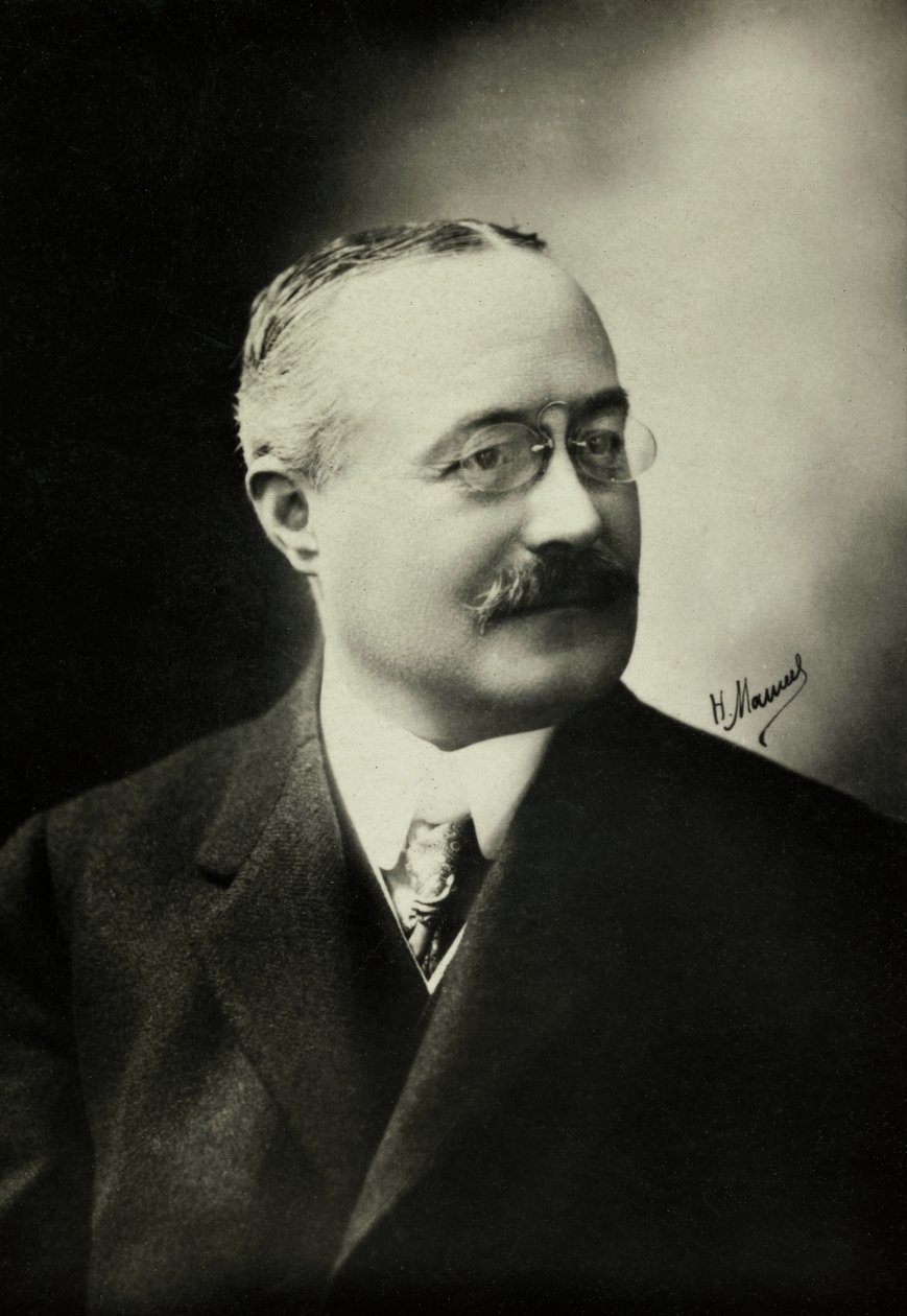 Pierre Mille portréja (fotó) alkotó: Henri Manuel