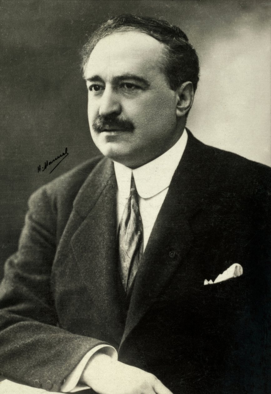 Vicente Blasco Ibanez portréja (fénykép) alkotó: Henri Manuel