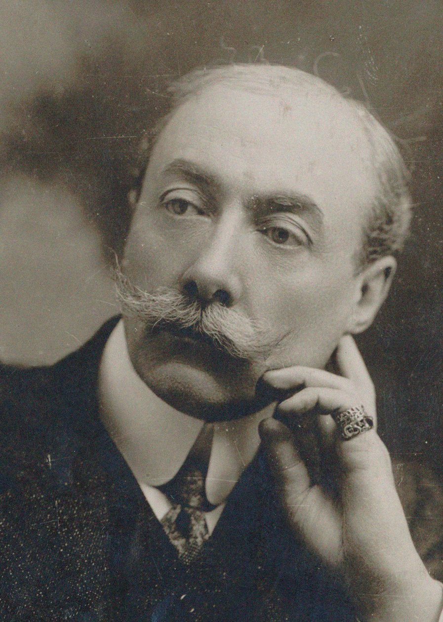 André Messager zongoraművész és zeneszerző portréja 1853-1929. alkotó: Henri Manuel