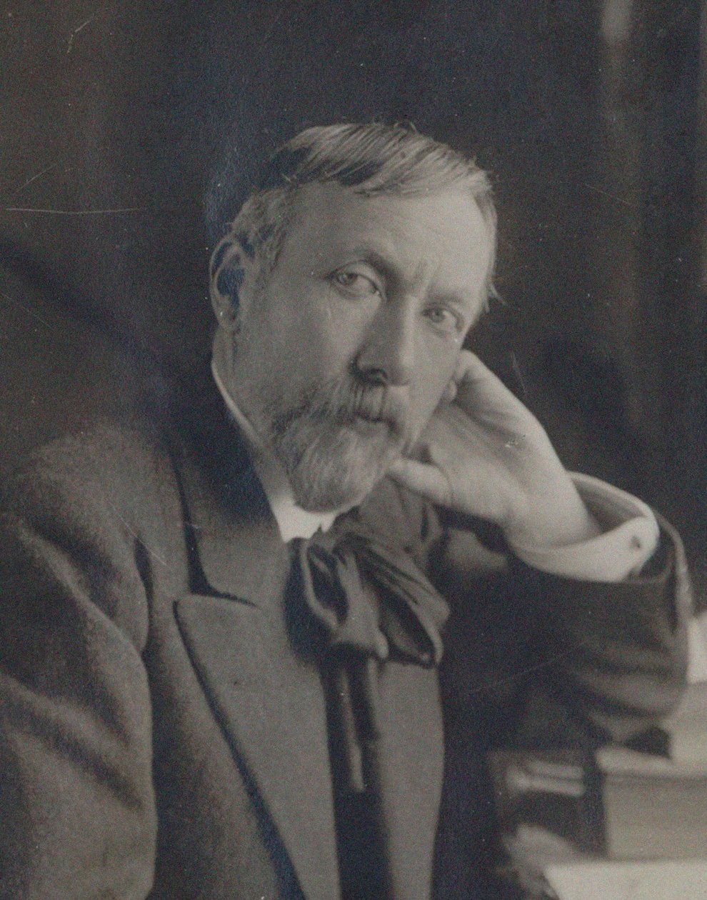 Gabriel Pierné zeneszerző portréja 1863-1937, 1910. alkotó: Henri Manuel