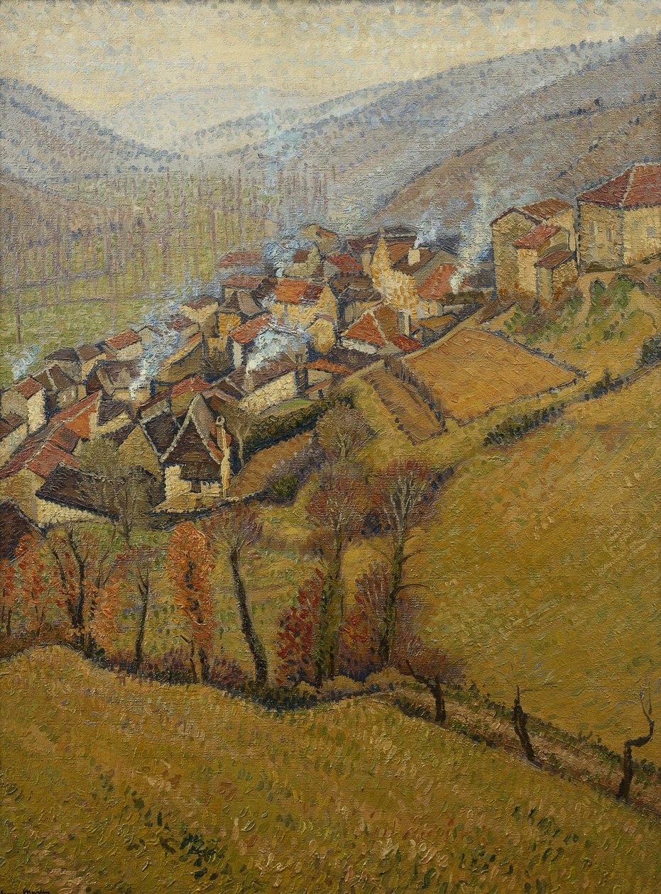 La Bastide du Vert, november, alkotó: Henri Martin
