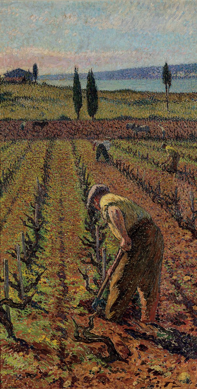 A kultivátor, 1925 körül alkotó: Henri Martin