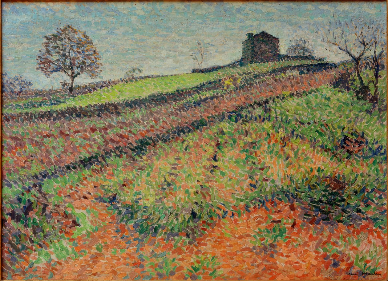 Vidéki táj alkotó: Henri Martin