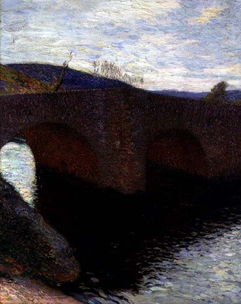 A híd (olaj, vászon) alkotó: Henri Martin