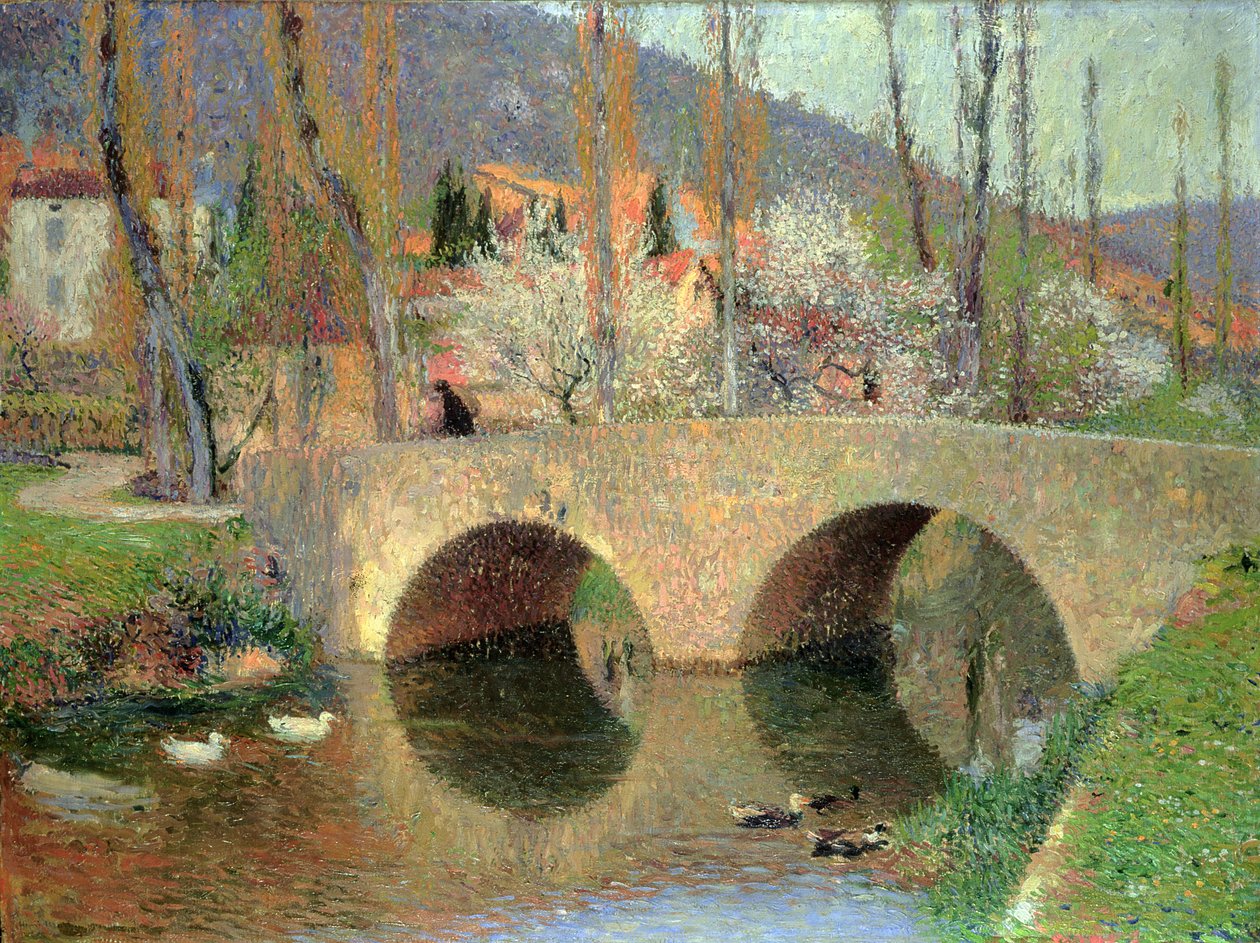 A Labastide du Vert-i híd 1911 tavaszán alkotó: Henri Martin