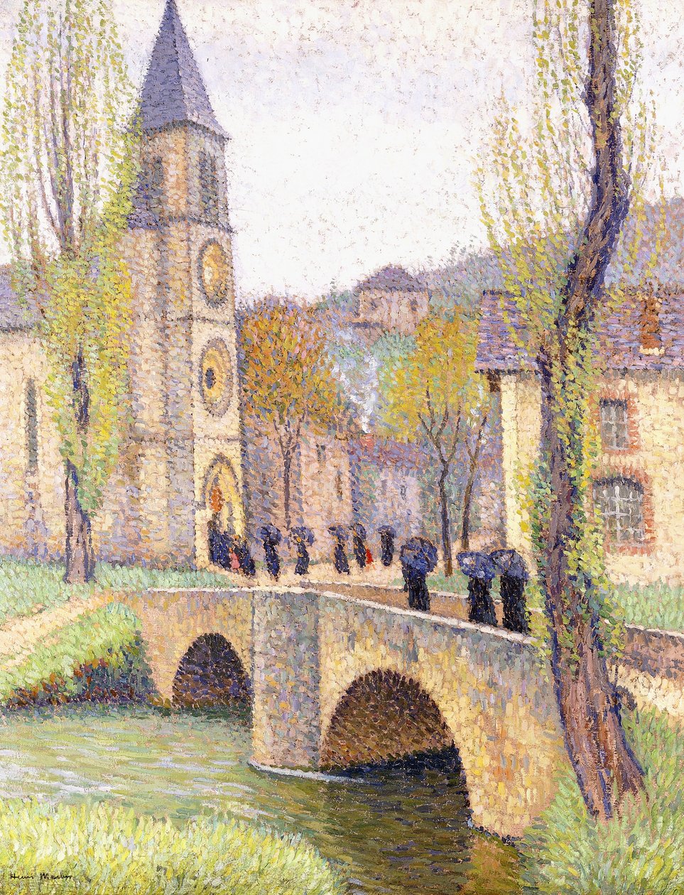 A miseóra Bastide du Vertben, 1920 körül alkotó: Henri Martin