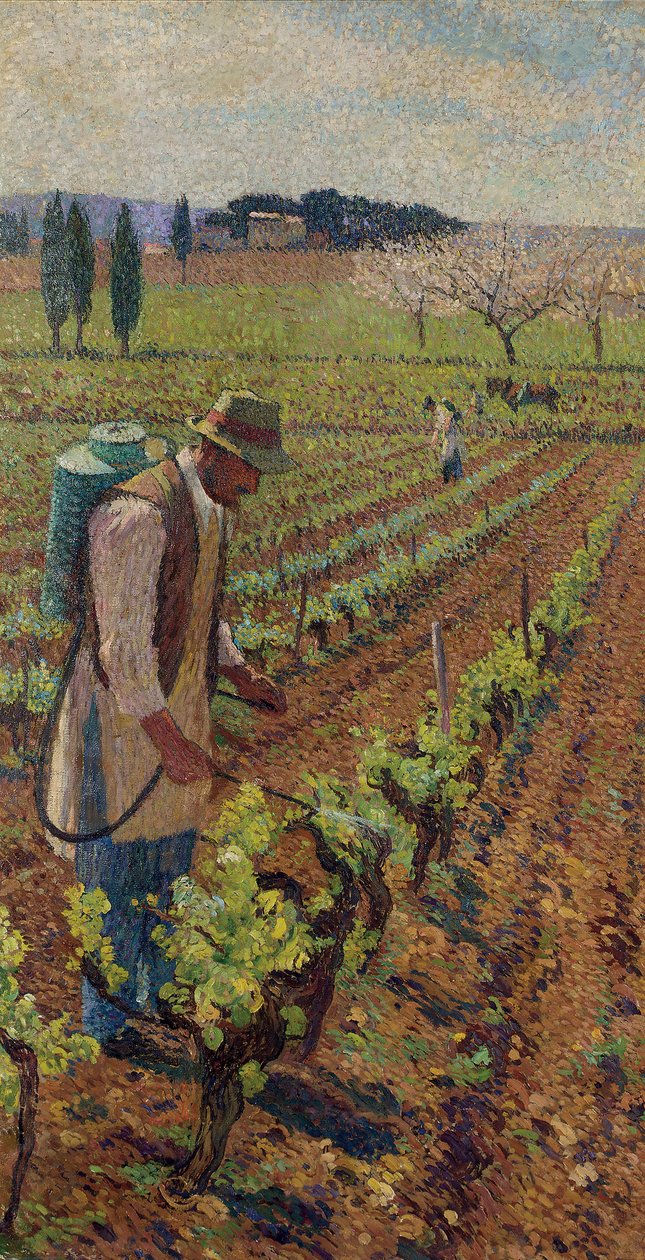 A szulfátozás; Le sulfatage, 1925 körül alkotó: Henri Martin