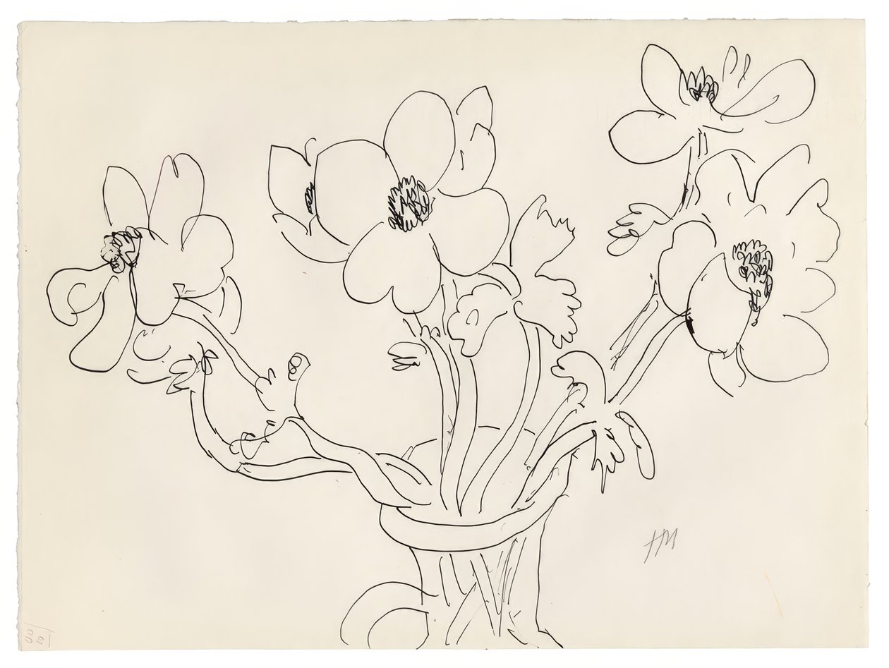Anémonok vázában alkotó: Henri Matisse