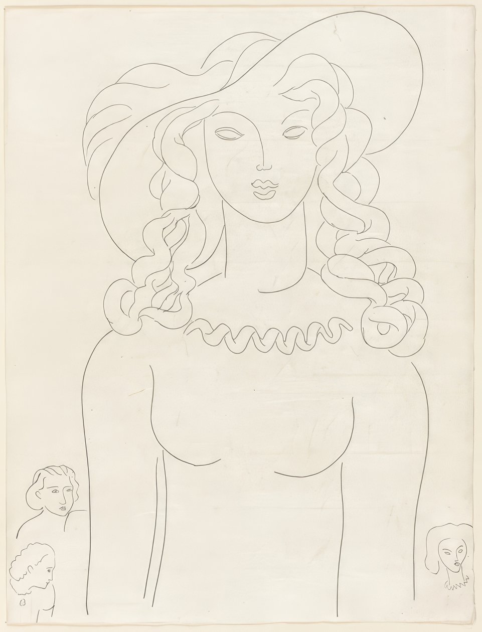 Apparition, harmadik lemez a Poesies de Mallarmé-ból alkotó: Henri Matisse