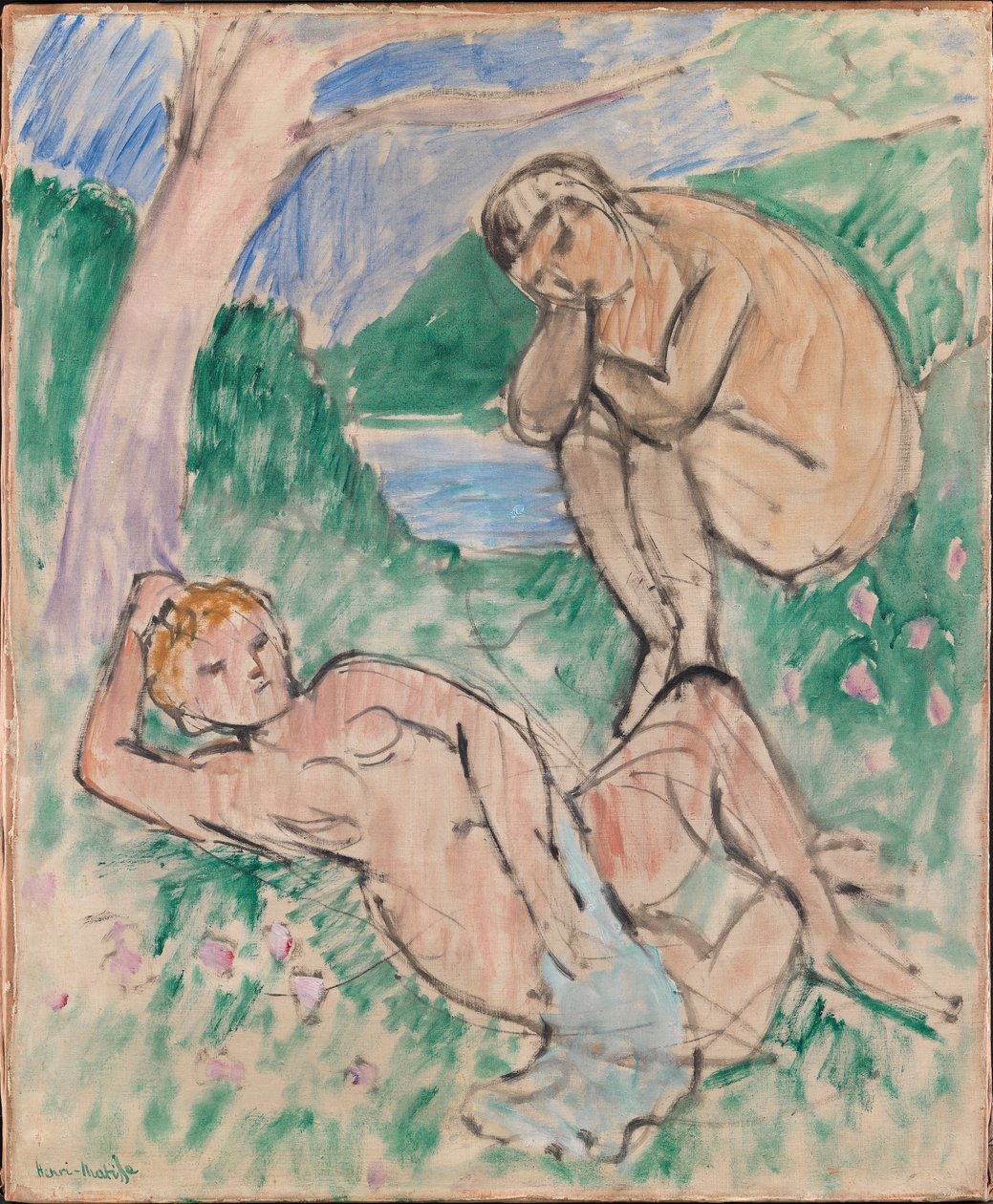 Fürdőzők alkotó: Henri Matisse