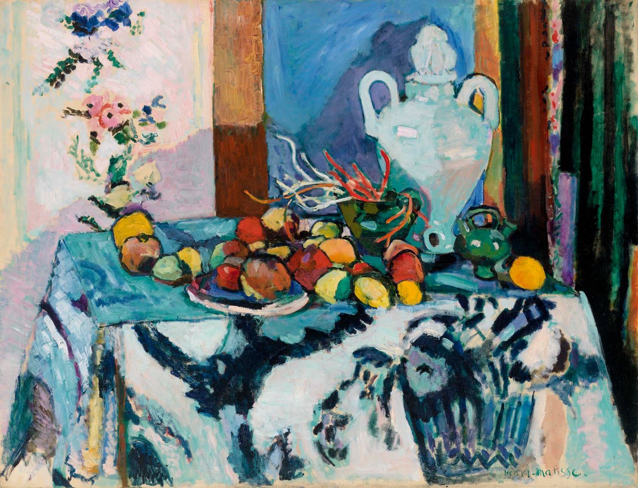 Kék csendélet (Nature morte bleue) alkotó: Henri Matisse
