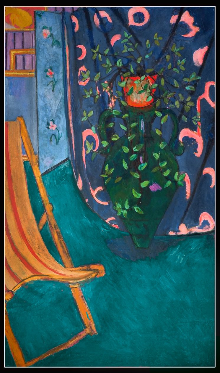 A művész műtermének sarka alkotó: Henri Matisse