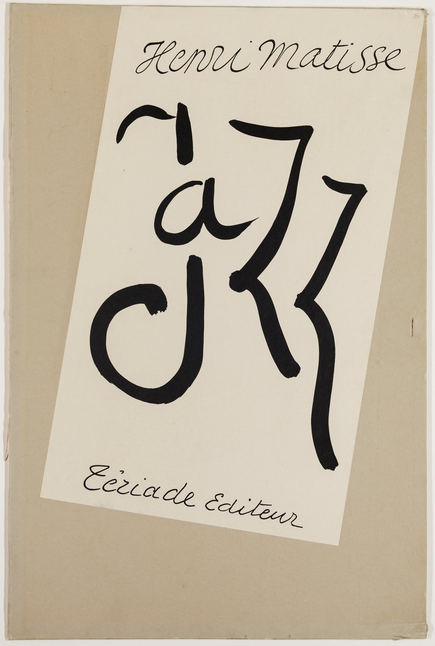 Borító a Jazzhez, 1947 körül (nyomtatás) alkotó: Henri Matisse