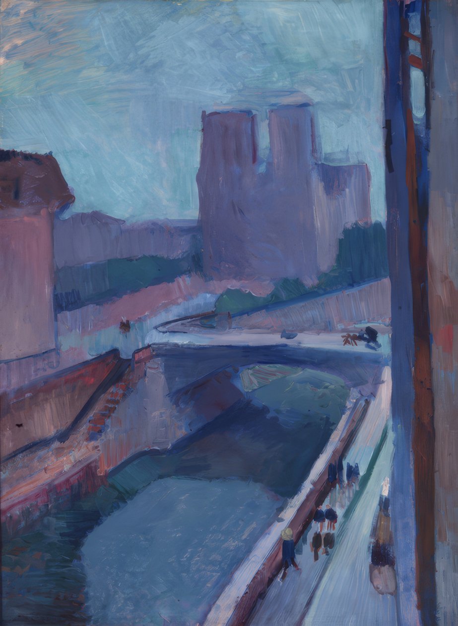 A párizsi Notre-Dame székesegyház egy késő délutáni órán alkotó: Henri Matisse