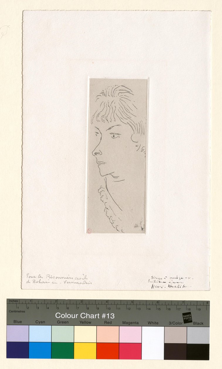 Fanny háromnegyedes nézetben alkotó: Henri Matisse