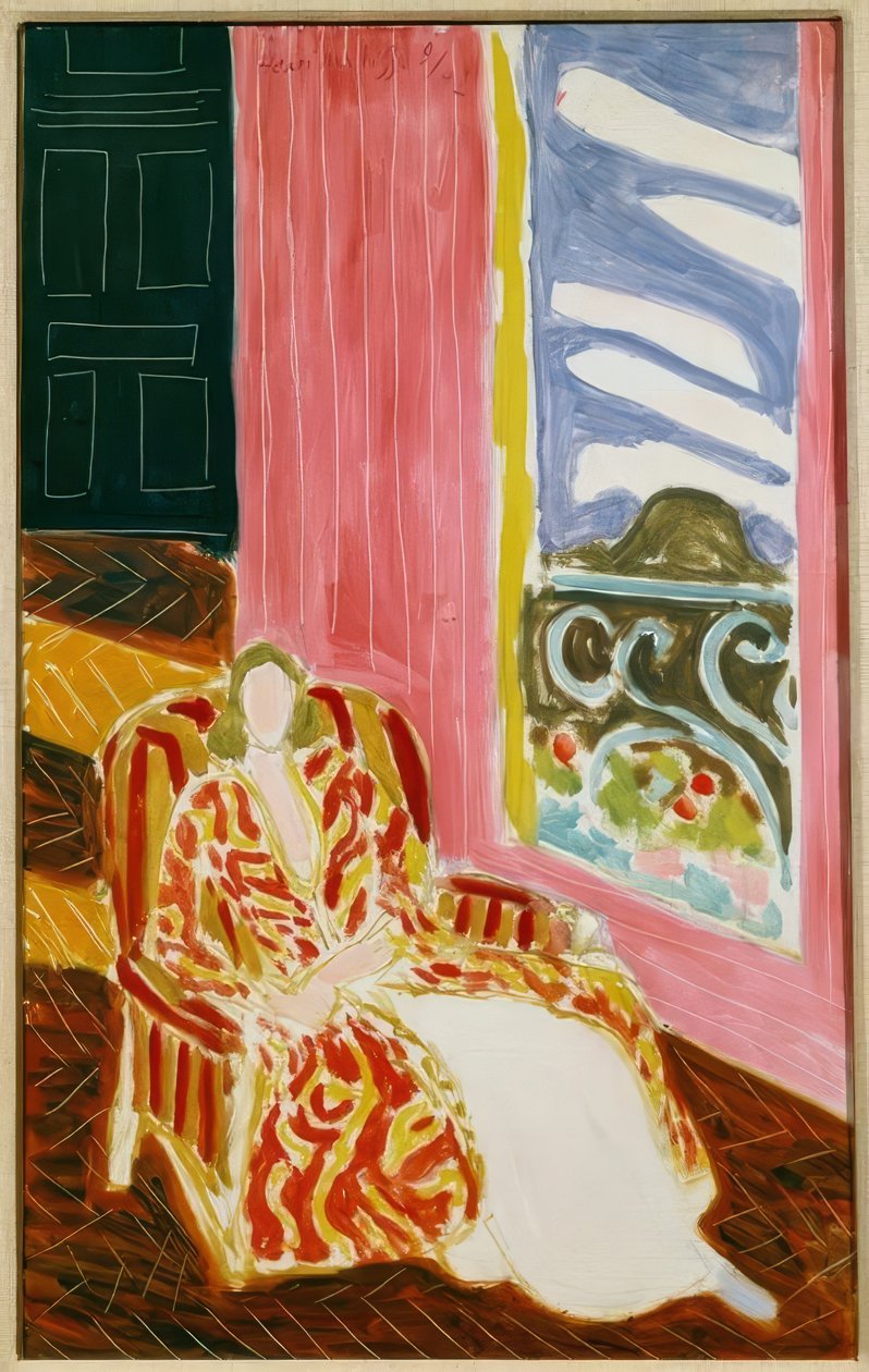 Nő az ablaknál vagy A fekete ajtó alkotó: Henri Matisse