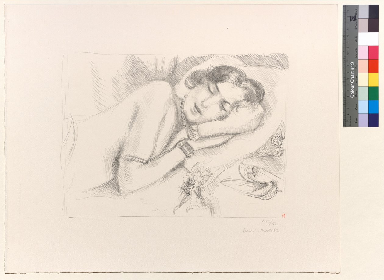 Alvó alak papucsban alkotó: Henri Matisse