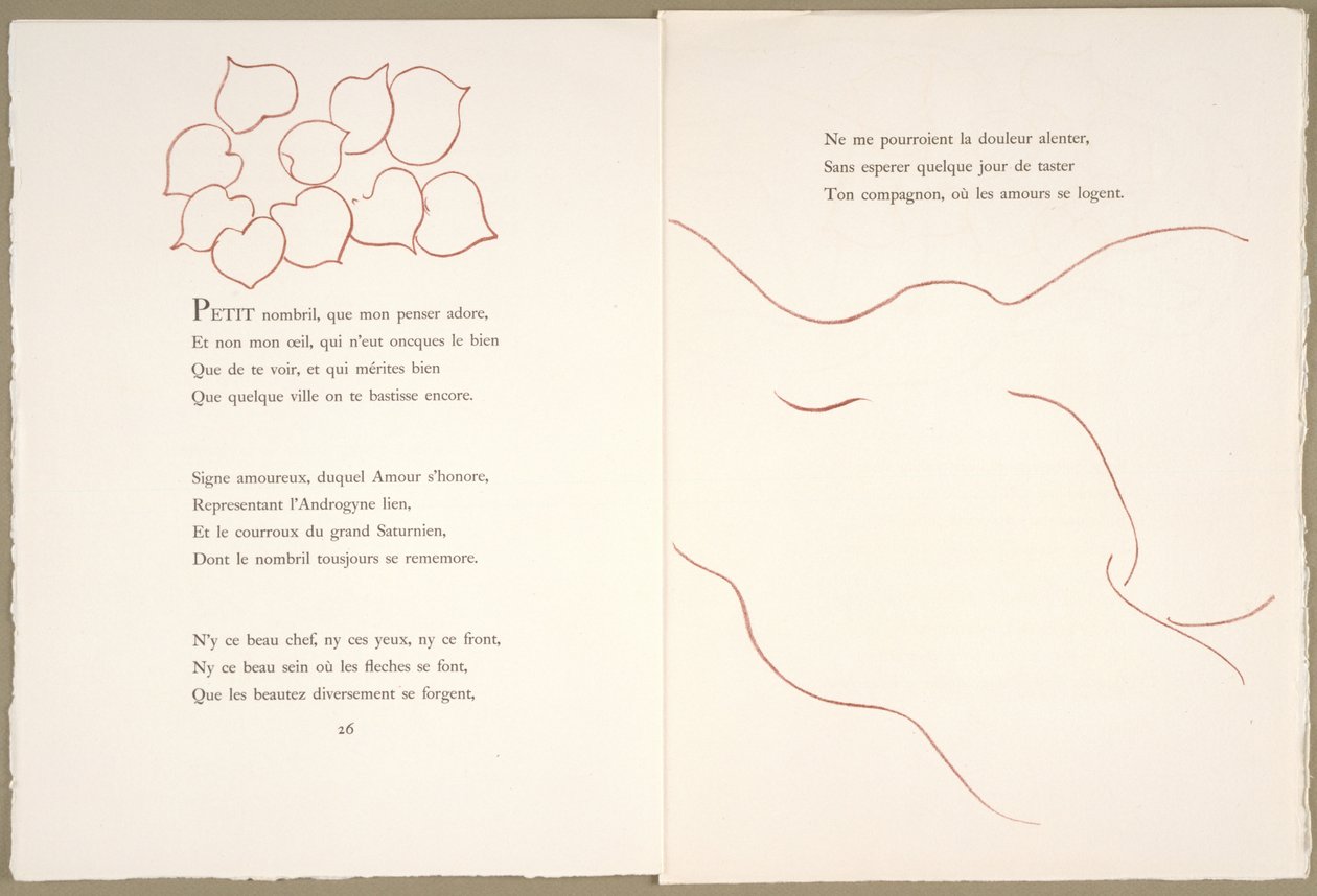 Ronsard Amours Florilège-je, november 29. alkotó: Henri Matisse
