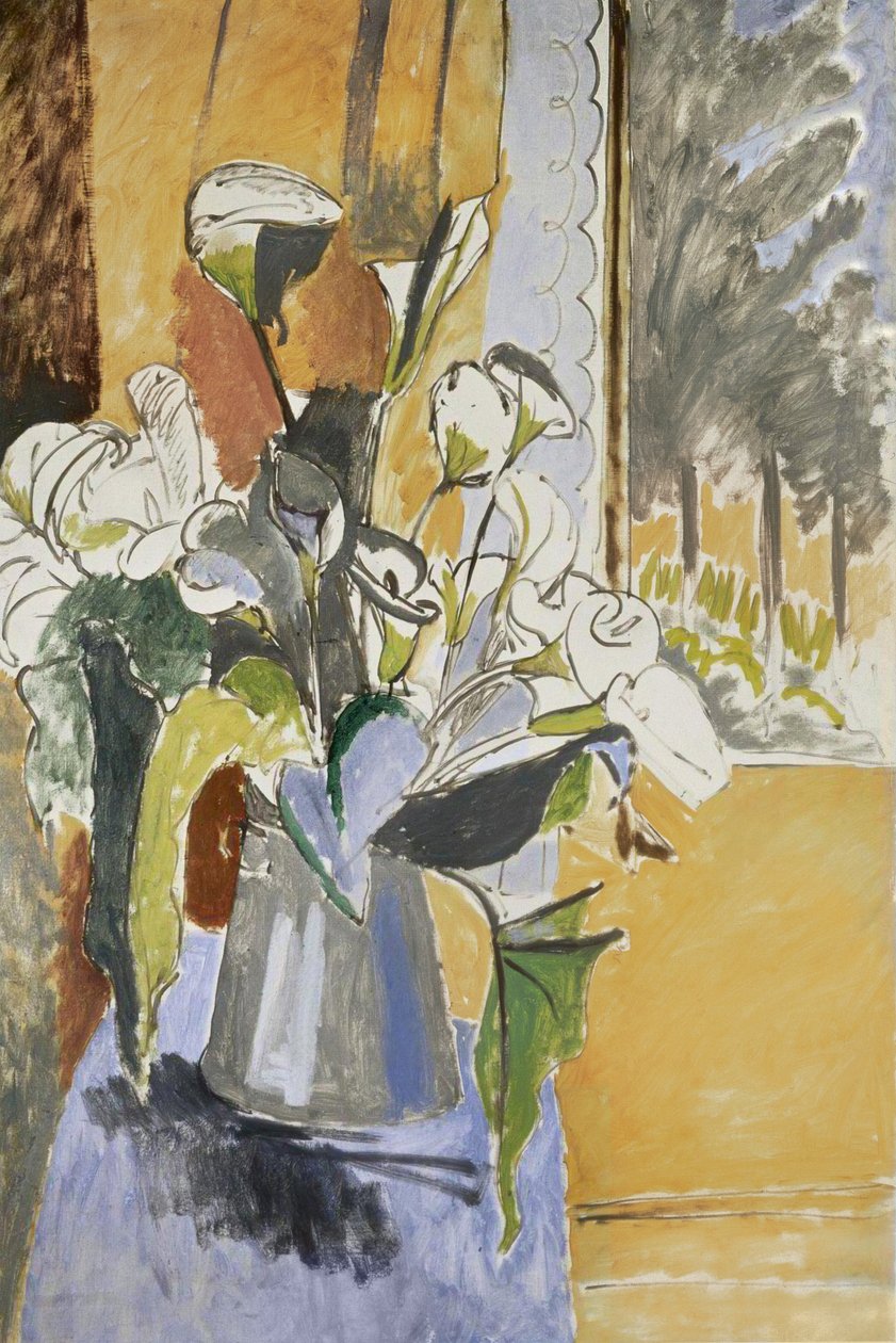 Virágok az ablakpárkányon alkotó: Henri Matisse