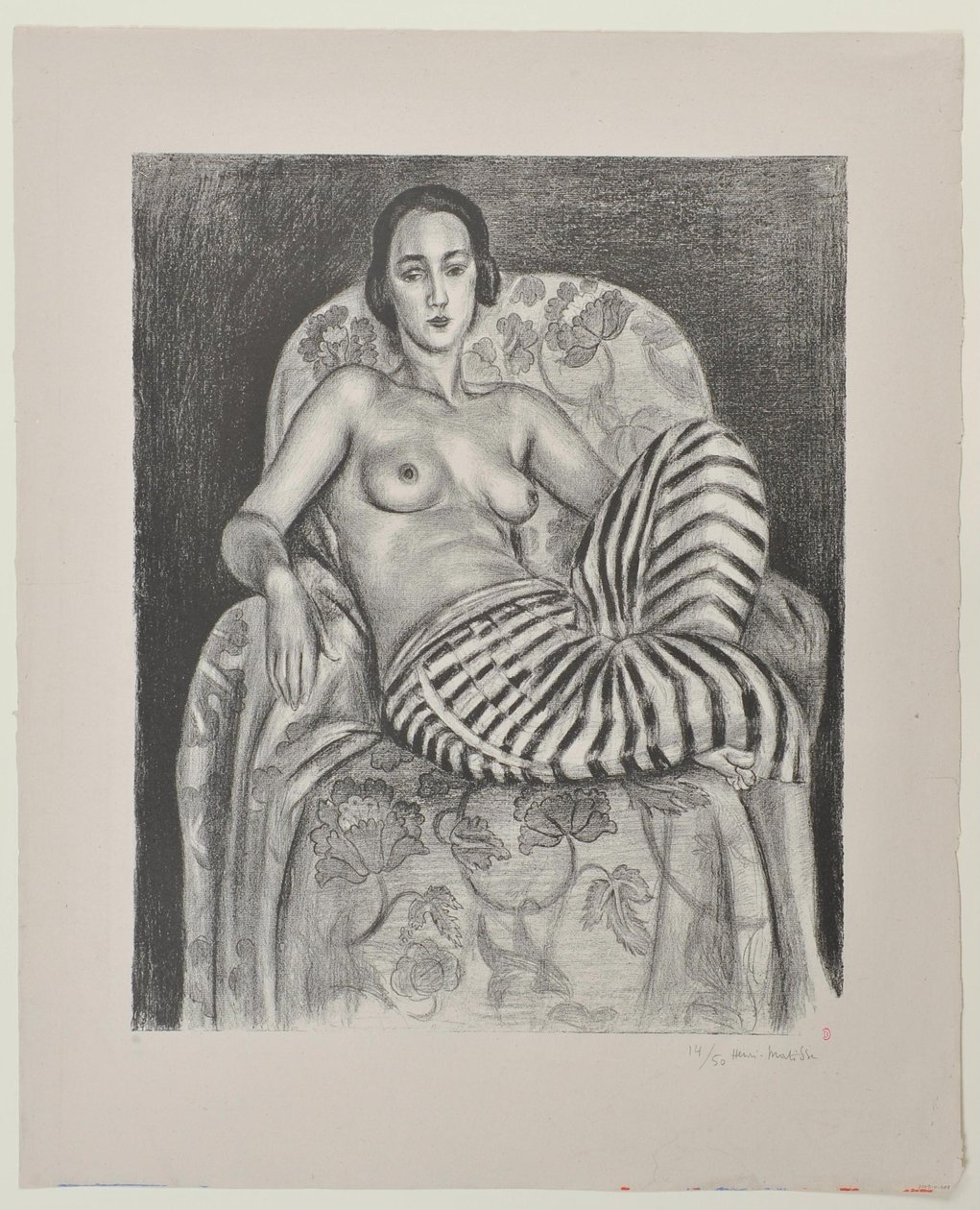 Nagy odaliszk bayadérnadrágban alkotó: Henri Matisse
