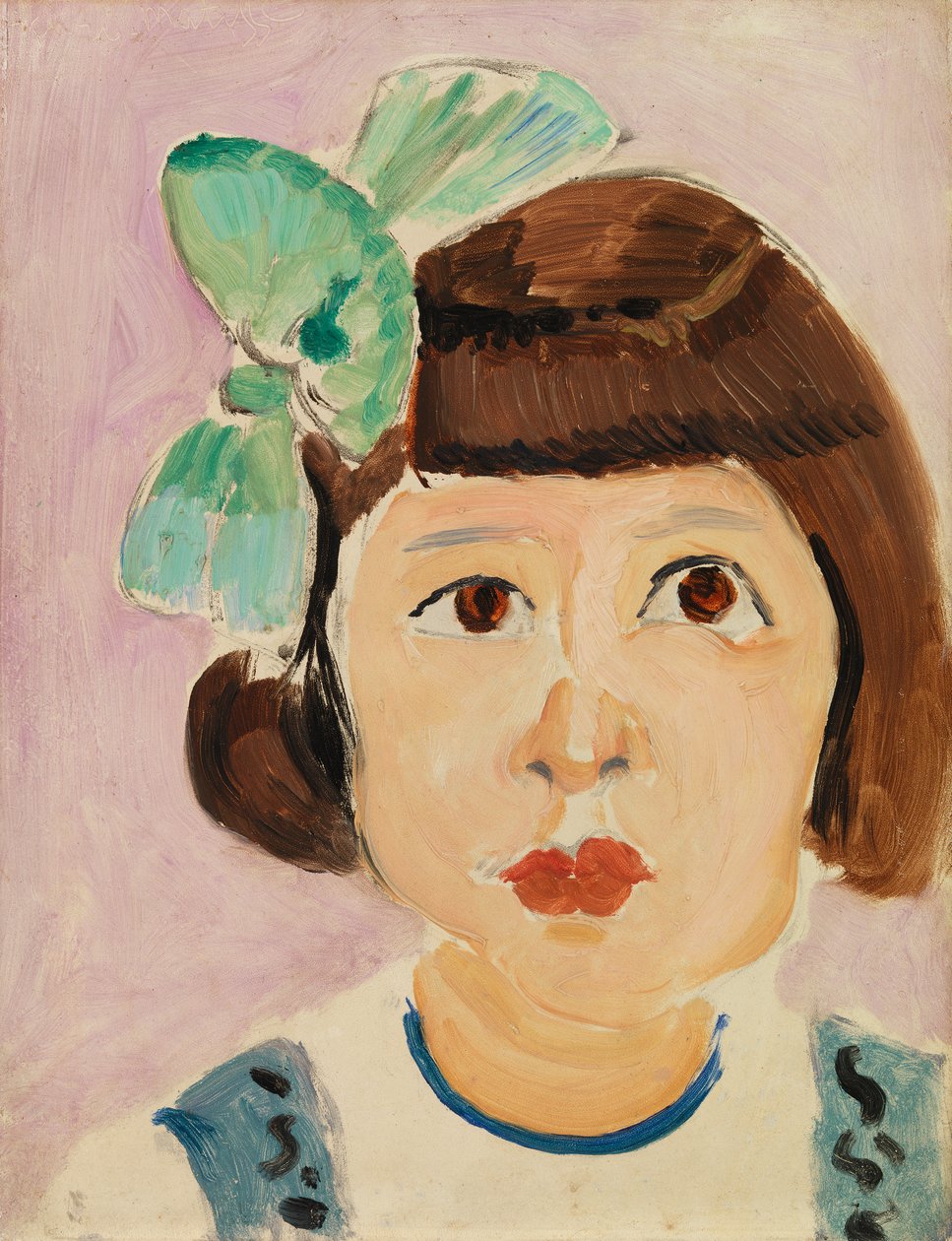 Fiatal lány feje (Tête de fillette) alkotó: Henri Matisse