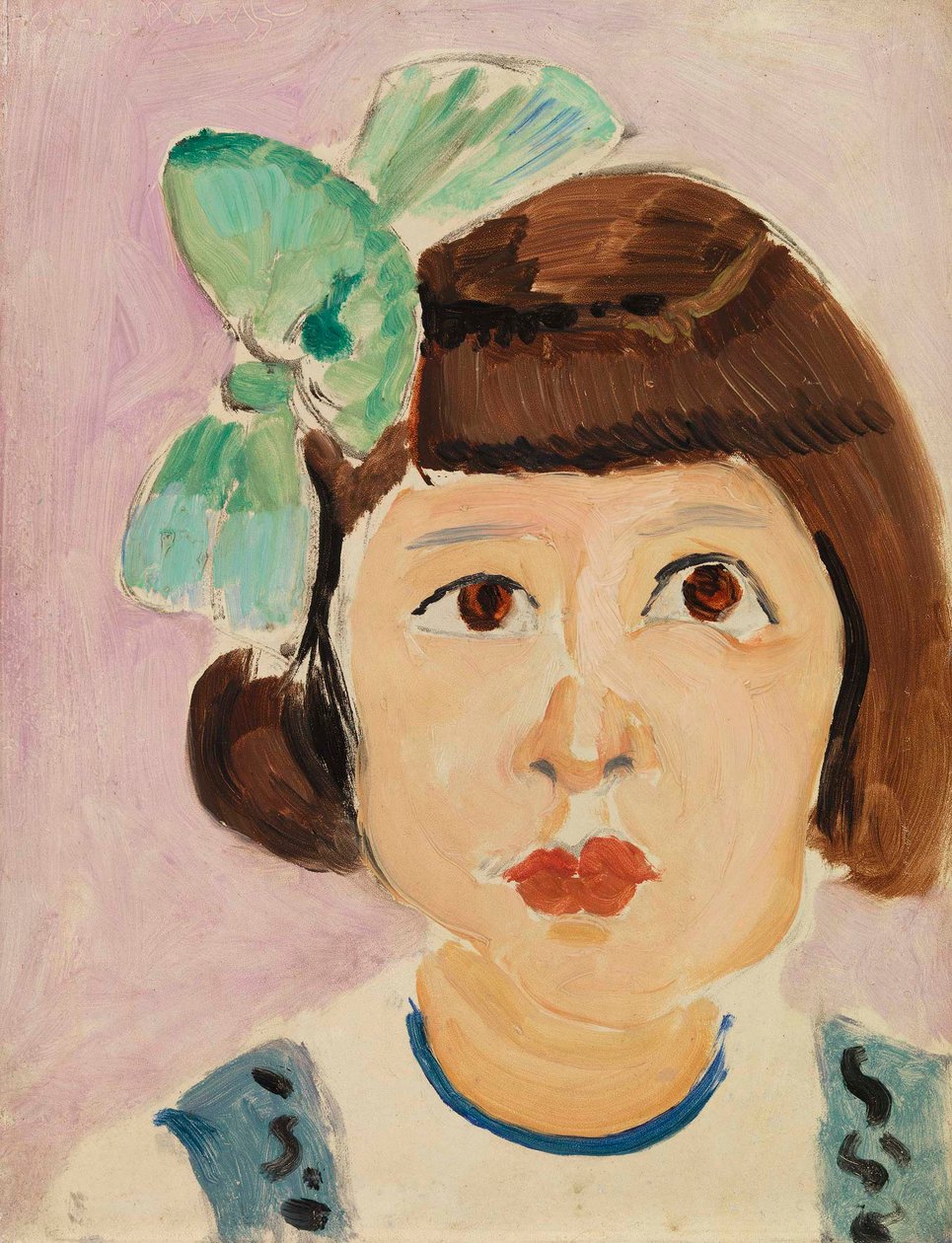 Fiatal lány feje (Tête de fillette) alkotó: Henri Matisse