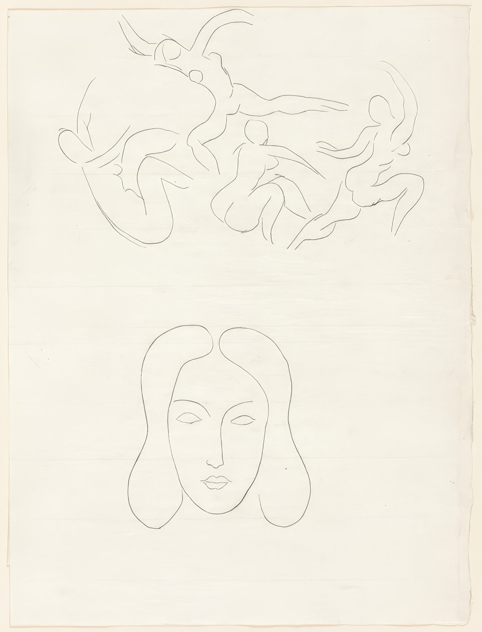 Hérodiade, Scène lV, tizenharmadik lemez a Poesies de Mallarmé-ból alkotó: Henri Matisse