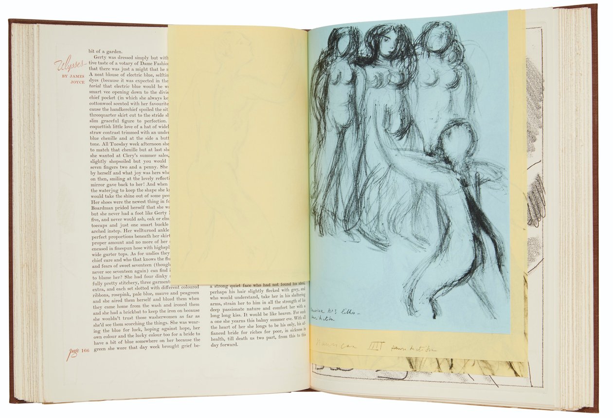 James Joyce (1882-1941) Ulysses című könyvének illusztrált kiadása alkotó: Henri Matisse