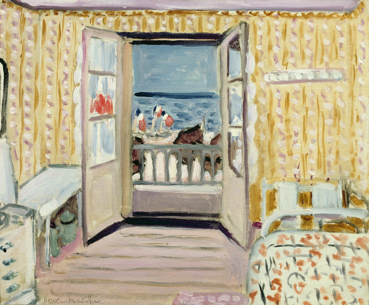 Belső, július 14., Etretat alkotó: Henri Matisse