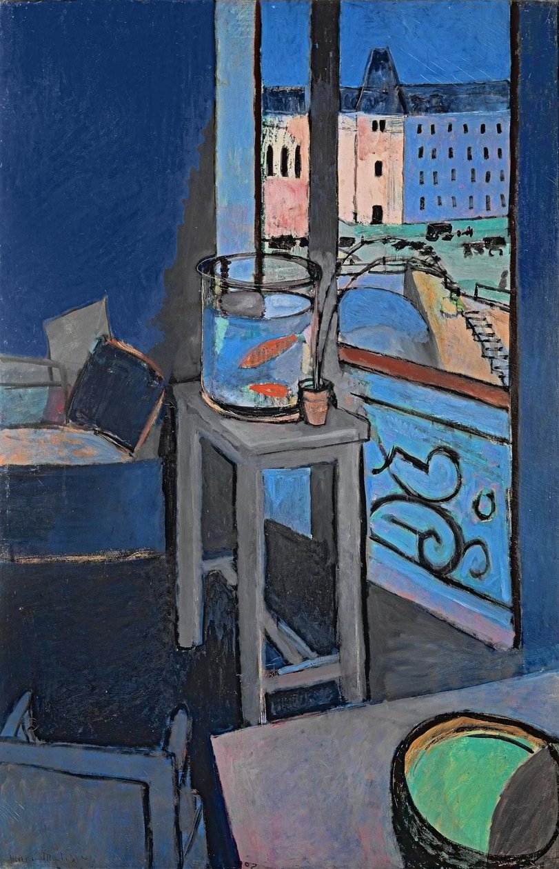 Belsőépítészet, Az aranyhalas tál alkotó: Henri Matisse