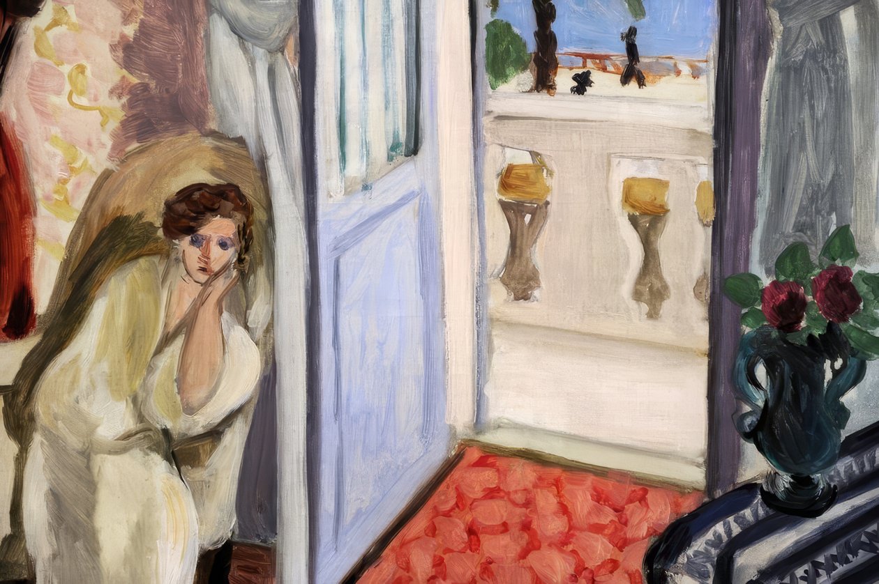 Belsőépítészet Nizzában (Szoba a Hôtel Méditerranée-ben) alkotó: Henri Matisse
