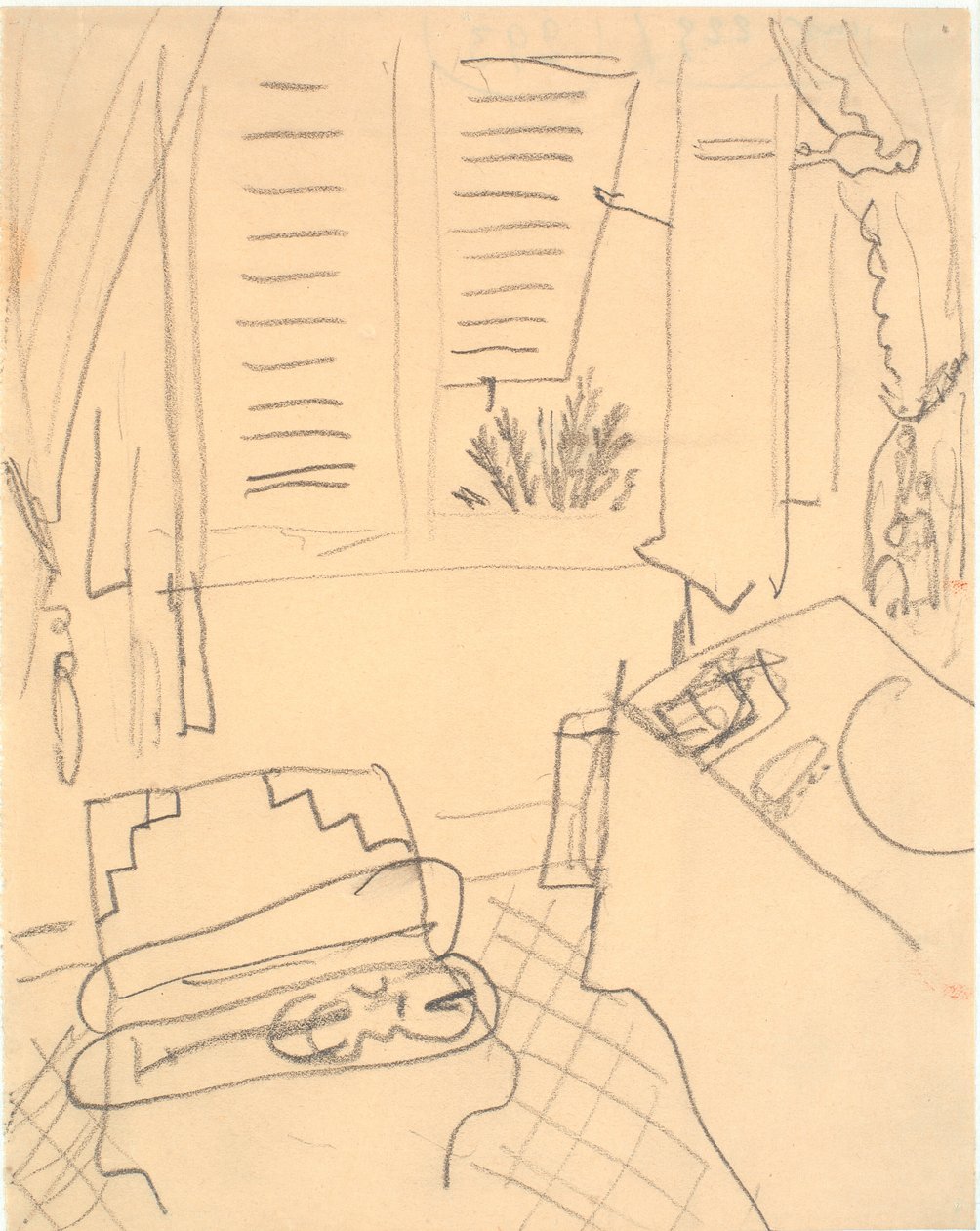 Belső tér hegedűvel alkotó: Henri Matisse