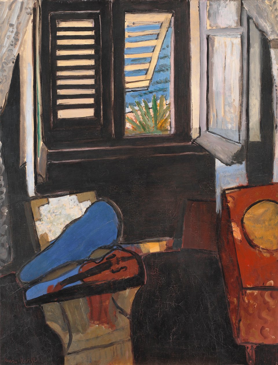 Belső tér hegedűvel alkotó: Henri Matisse