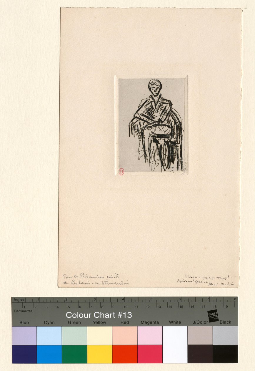 Josette Gris, alak egy karosszékben alkotó: Henri Matisse